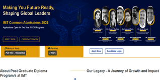 IMT Invites Common Application for MBA Admission 2026 @imt.edu; Apply Now!